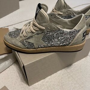 Golden Goose Ball Star Silver size 41